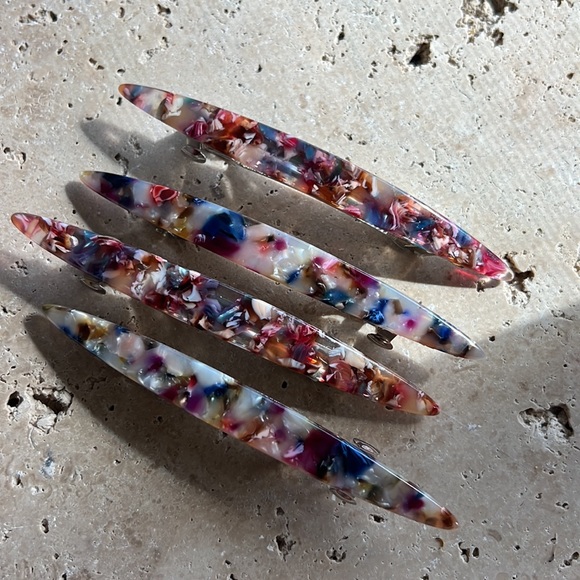 Zara Accessories Zara Tortoiseshell Set Of 4 Hair Barrettes Poshmark